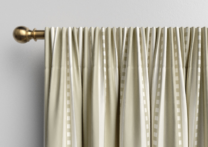 The British Stripe Co. Edgar, Dover No.1 - Made to Measure Curtains - Image 9